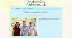Desktop Screenshot of ancientcitypediatrics.com